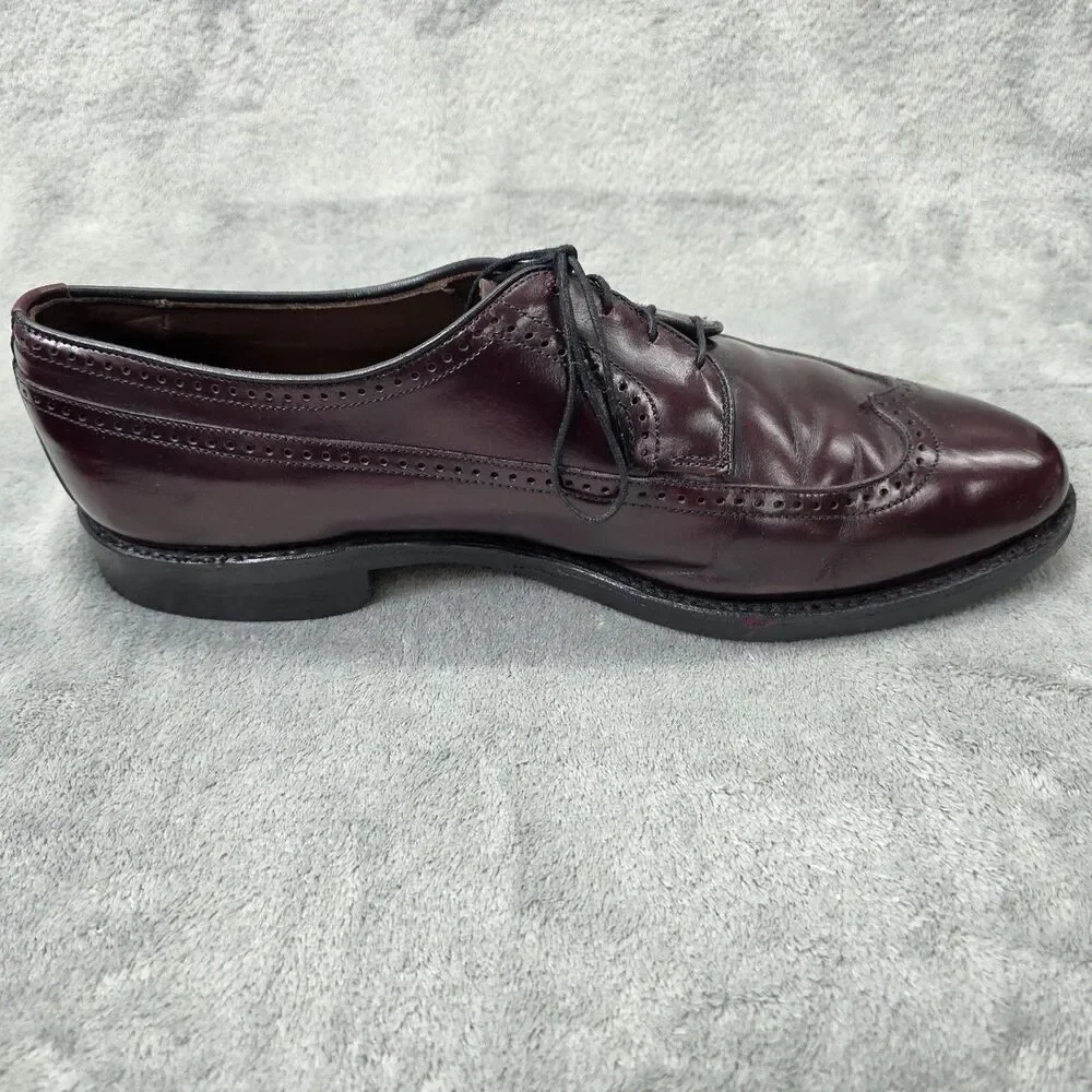 Allen Edmonds Men’s Richmond Wingtip Shoes Size 9.5D Burgundy